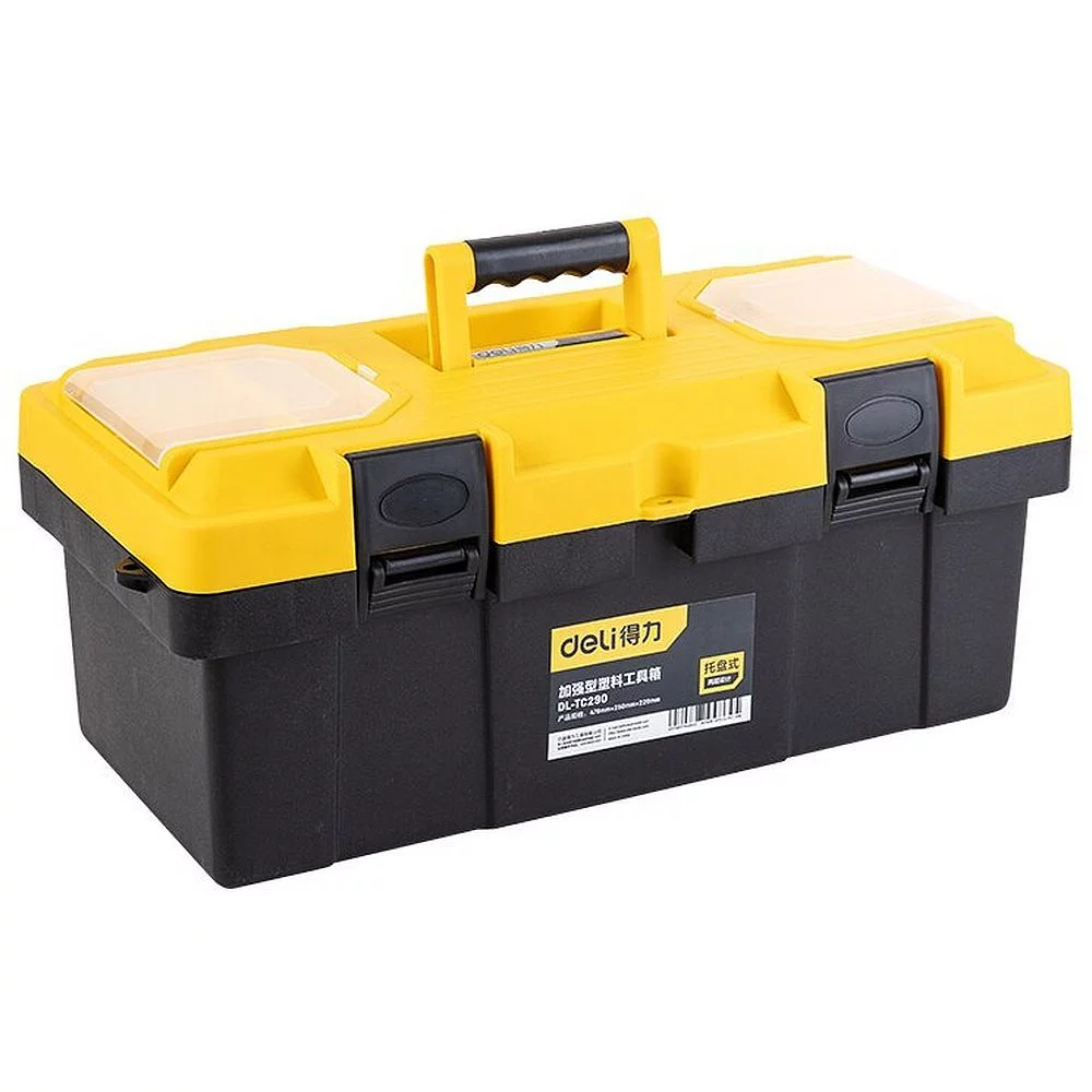 Ящики и сумки для инструментов Deli Ящик для инструментов Deli DL-TC290 470 х 240 х 205 мм Ящики и сумки для инструментов Deli Ящик для инструментов Deli DL-TC290 470 х 240 х 205 мм