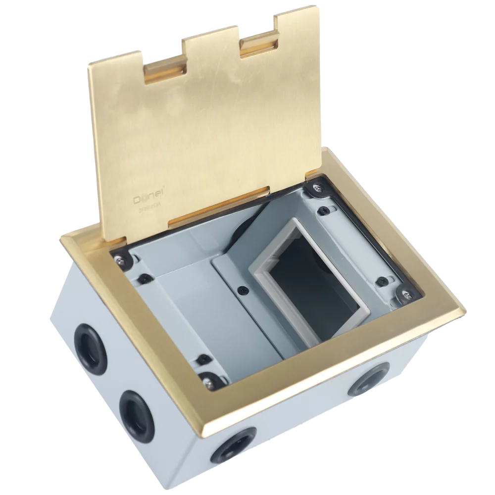 Donel Лючок в пол 6 мод. (2 мод. 45х45 мм. + 2 мод. 22.5х45 мм.), латунь, (с уст. набором) (DFB6MSBR) Donel Лючок в пол 6 мод. (2 мод. 45х45 мм. + 2 мод. 22.5х45 мм.), латунь, (с уст. набором) (DFB6MSBR)