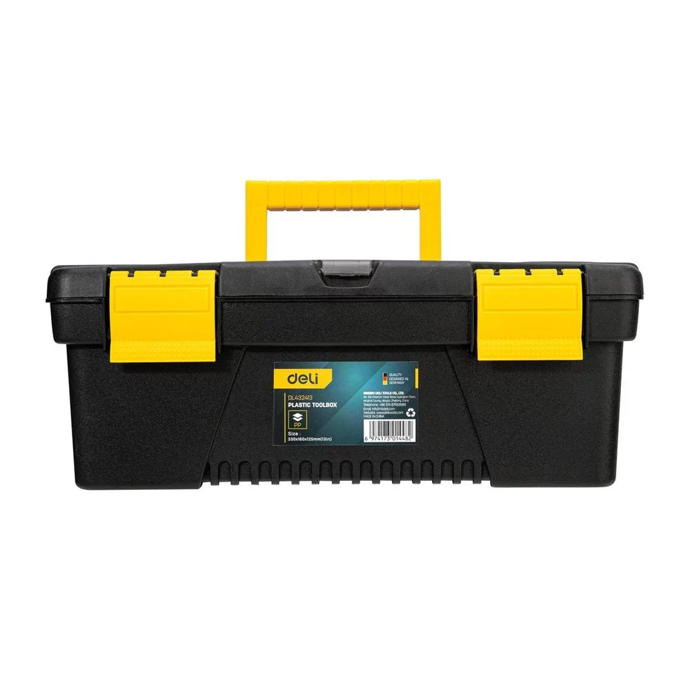 Ящики, сумки для инструментов Deli Ящик для инструментов Deli DL432413 330 х 160 х 125 мм Ящики, сумки для инструментов Deli Ящик для инструментов Deli DL432413 330 х 160 х 125 мм