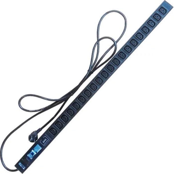 Изображение twt-pdv-20c3-gp Картинка Вертикальный блок розеток TWT (TWT-PDV-20C3-GP)