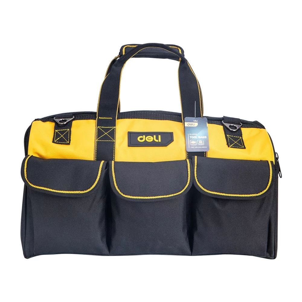 Сумка для инструментов Deli DL430118 430 x 200 x 290мм, 14 карманов, плечевой ремень, ткань Оксфорд Сумка для инструментов Deli DL430118 430 x 200 x 290мм, 14 карманов, плечевой ремень, ткань Оксфорд