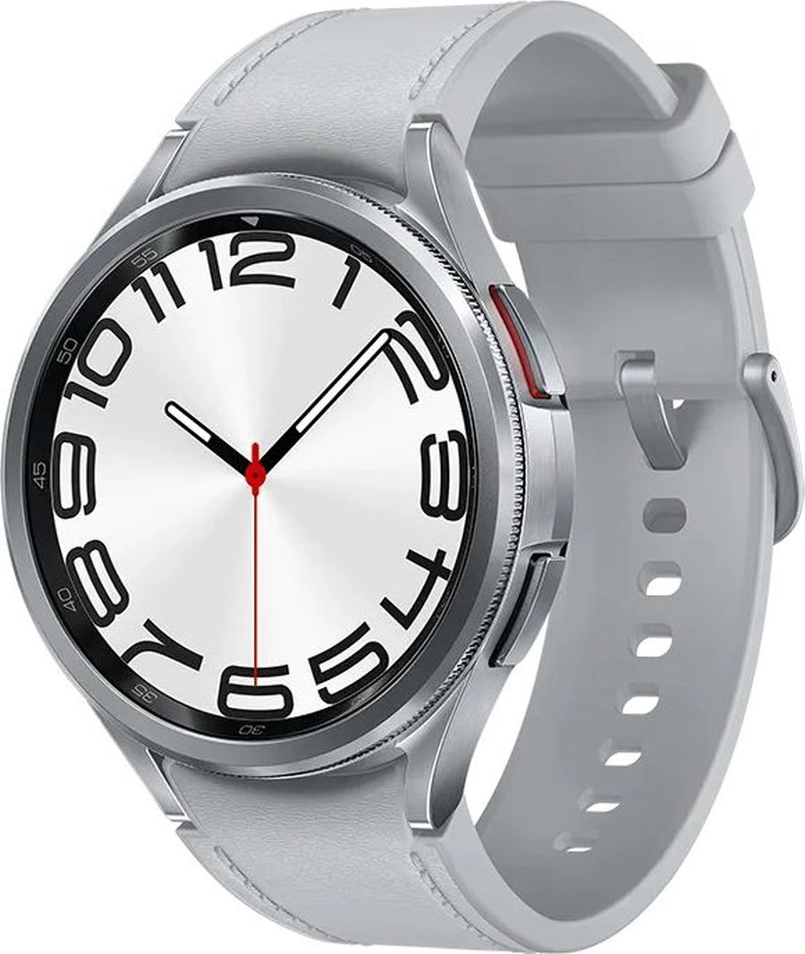 Смарт-часы Samsung Galaxy Watch 6 Classic LTE 47мм 1.5" Super AMOLED корп.серебристый рем.серебристый (SM-R965FZSACAU)