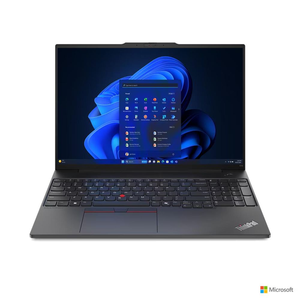 Ноутбук Lenovo ThinkPad E16 Gen2 Core Ultra 5 125H/ 16Gb/ SSD512Gb/ 16.0"/ IPS/ WUXGA/ NoOs/ black (21MBCTO1WW) (21MBS12V00)