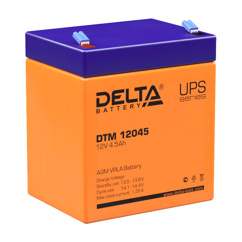 Аккумуляторная батарея DELTA BATTERY DTM 12045