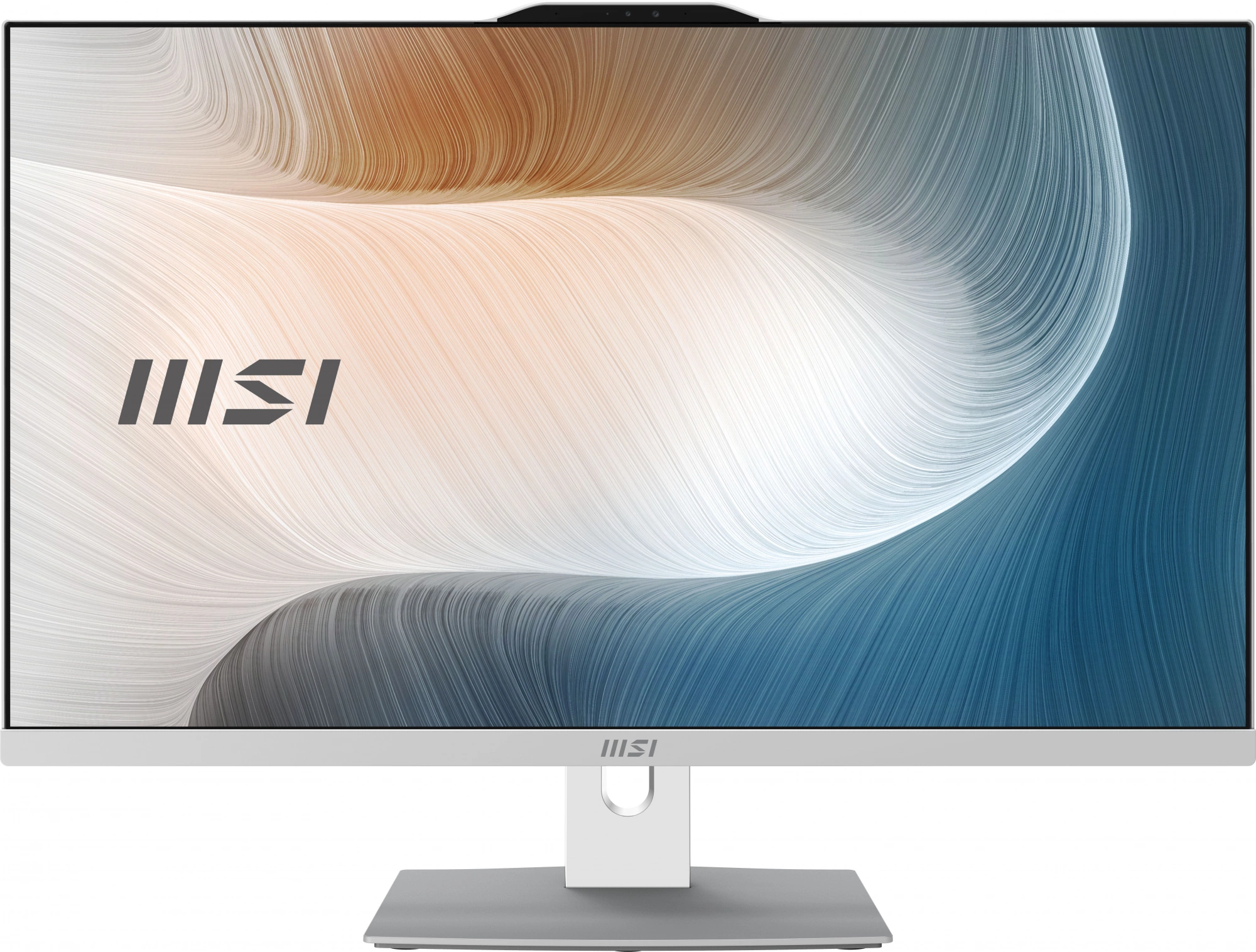 Моноблок MSI Modern AM272P 12M-806XRU 27" Full HD i7 1255U (1.7) 32Gb SSD1Tb Iris Xe noOS GbitEth WiFi BT 120W клавиатура мышь Cam белый 1920x1080 (9S6-AF8212-1009)