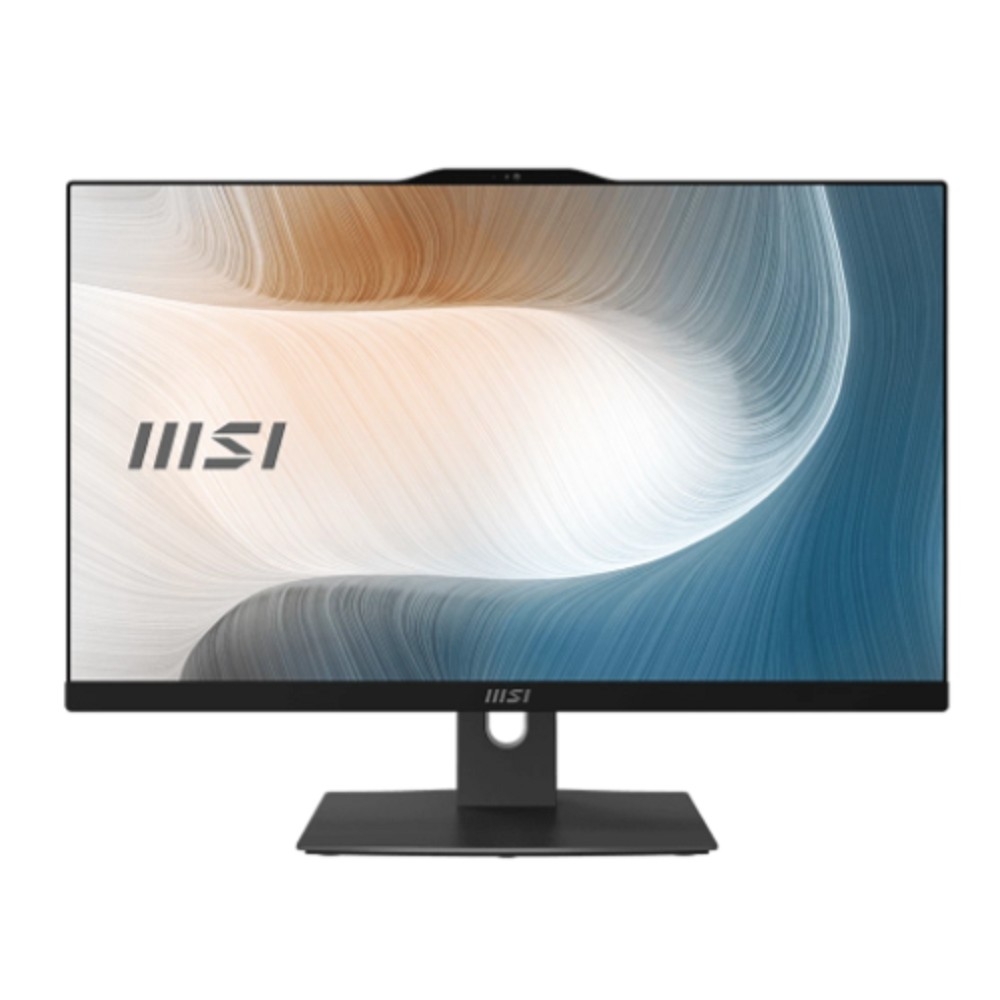 MSI Modern AM242P 12M AiO 23,8" FHD (1920x1080)IPS AG Non-touch, Core i5-1240P (1.7GHz), 16GB DDR4 (2x8Gb), 512GB SSD,Intel UHD,WiFi,BT,camera,WirelessKB&mouse Eng/ Rus, noOS,1y war-ty,Black (9S6-AE0711-841)