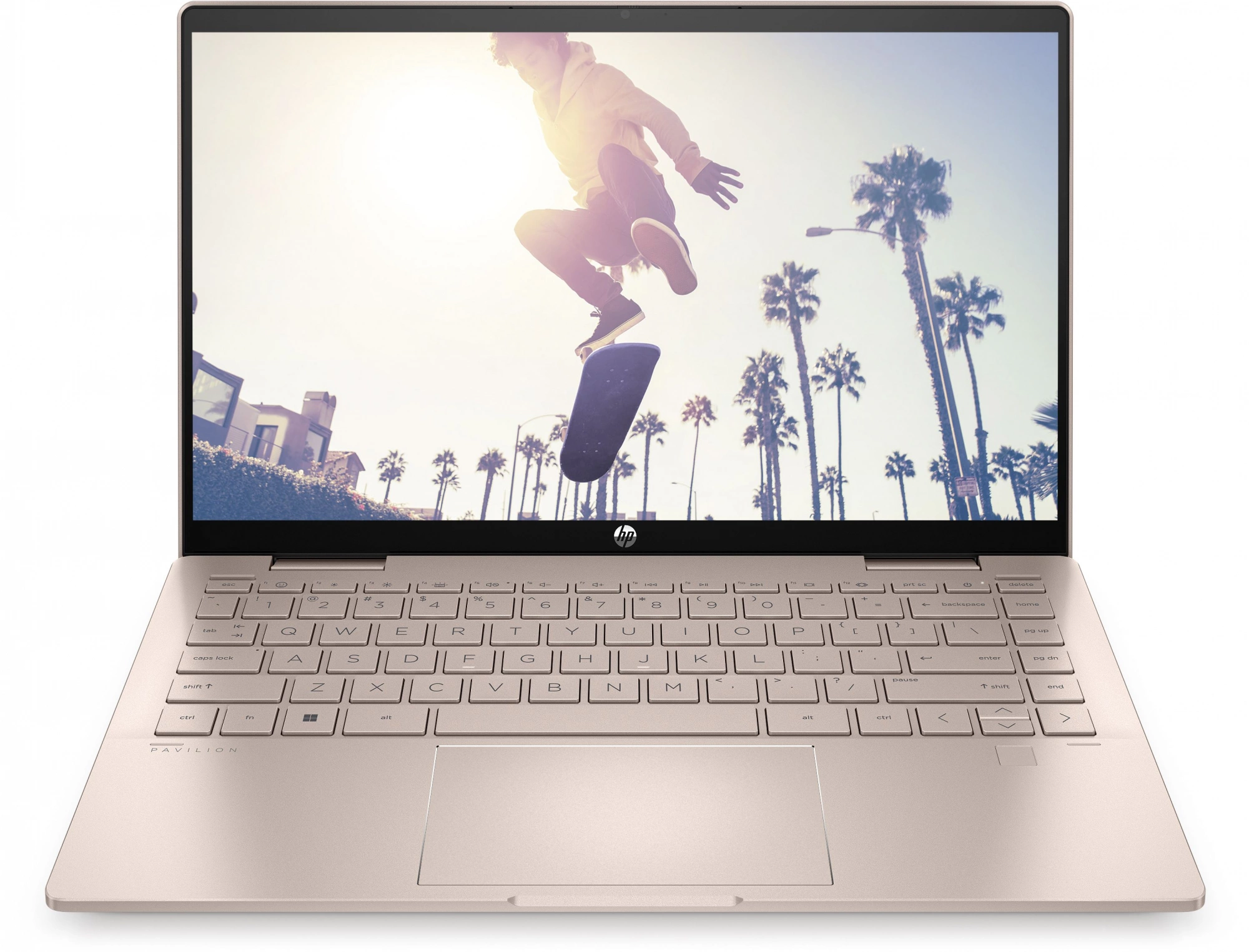 Ноутбук HP Pavilion x360 14-ek2003ci Core 5 120U 16Gb SSD512Gb Intel Graphics 14" IPS Touch FHD (1920x1080) Free DOS rose gold WiFi BT Cam (A1AA0EA)