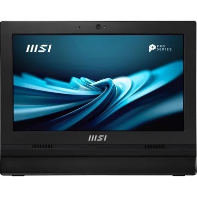 MSI PRO AP162T ADL AiO 15,6" FHD(1920x1080)IPS AG Single Touch,Intel N100 (0.1GHz),4Gb DDR4,128GB SSD,2*COM port,VGA,Intel UHD,WiFi,BT,camera,Wired KB&mouse Eng/ Rus,Win11Pro(for Entry),1y war-ty,Black (9S6-A60211-013)