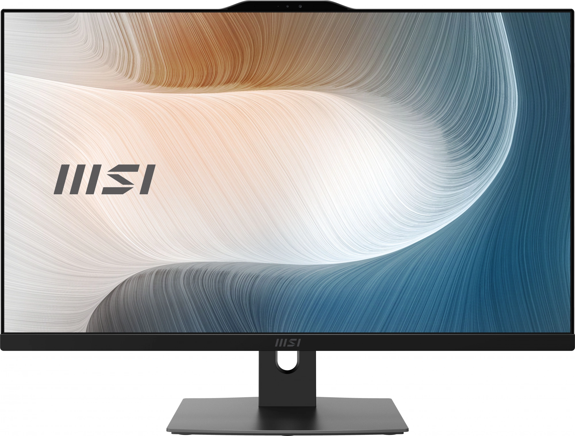 Моноблок MSI Modern AM272P 12M-484XRU 27" Full HD i5 1235U (1.3) 16Gb SSD512Gb Iris Xe noOS GbitEth WiFi BT 120W клавиатура мышь Cam черный 1920x1080 (9S6-AF8211-808)