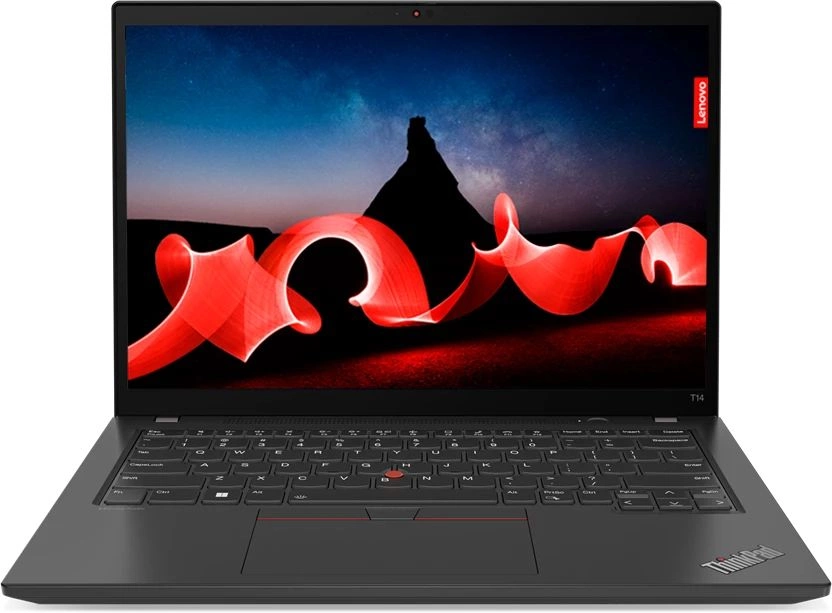 Ноутбук Lenovo ThinkPad T14 G4 Core i7 1360P 16Gb SSD1Tb Intel Iris Xe graphics 14" IPS WUXGA (1920x1200) Windows 11 Professional 64 black WiFi BT Cam (21HEA02800)