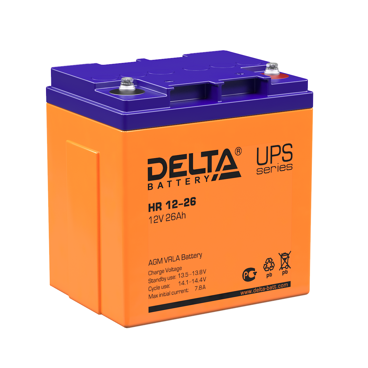 Аккумуляторная батарея DELTA BATTERY HR 12-26