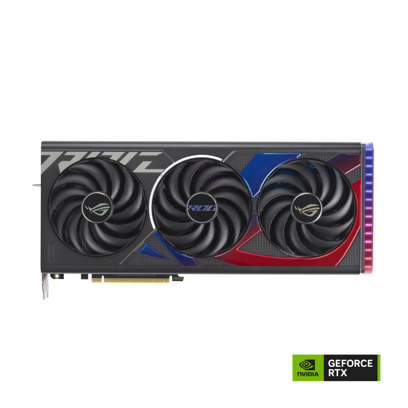 Видеокарта/ VGA ASUS NVIDIA GeForce ROG-STRIX-RTX4070S-12G-GAMING 12GB, GDDR6X/192-bit, PCIe 4.0, 2xHDMI 2.1a, 3xDP, 3.2-slot 90YV0KD1-M0NA00