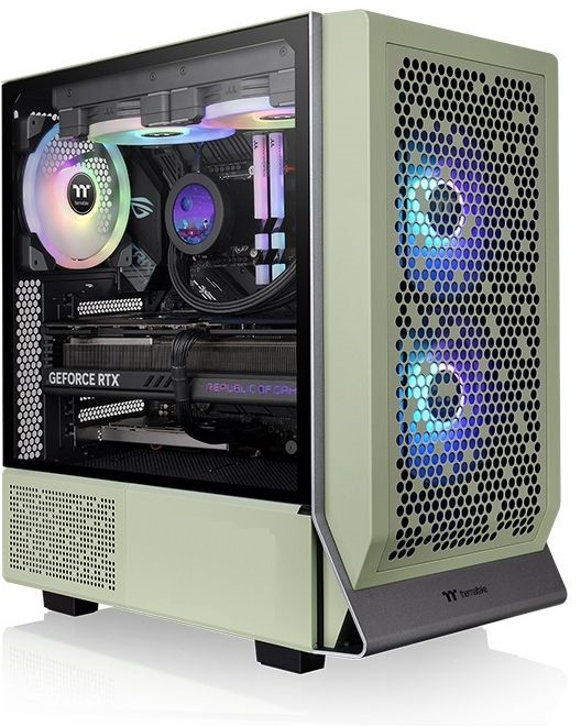 Корпус Thermaltake Ceres 300 TG ARGB Matcha зеленый без БП ATX 7x140mm 5x180mm 2xUSB3.0 audio bott PSU (CA-1Y2-00MEWN-00)