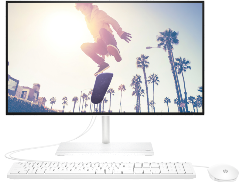 HP 24-ck0112ci NT 23.8" FHD(1920x1080) Core i7-1255U, 16GB DDR4 3200 (2x8GB), SSD 512Gb, Intel Internal Graphics, noDVD, kbd&mouse wired, HD Webcam, White, FreeDos, 1Y Wty (6C8U8EA) (6C8U8EA#UUQ)