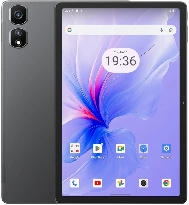 Планшет Blackview Tab 16 Pro T616 2.0 8C RAM8Gb ROM256Gb 11" IPS 2000x1200 4G 2Sim Android 12 серый 13Mpix 8Mpix BT WiFi microSD 1Tb 7700mAh 26hr 360hrs (3225710)