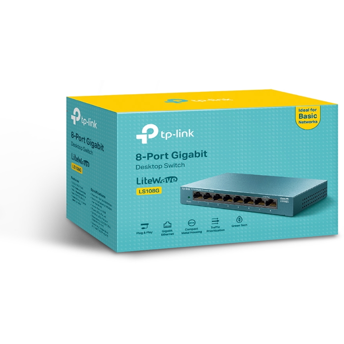 Картинка Коммутатор TP-Link LS108G (LS108G) 