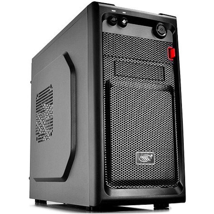 Корпус Deepcool SMARTER, черный, без БП, 1x5.25", 3x3.5", 1x2.5", Micro ATX/Mini ITX, 1xUSB3.0, 1xUSB2.0, 2x120mm fan