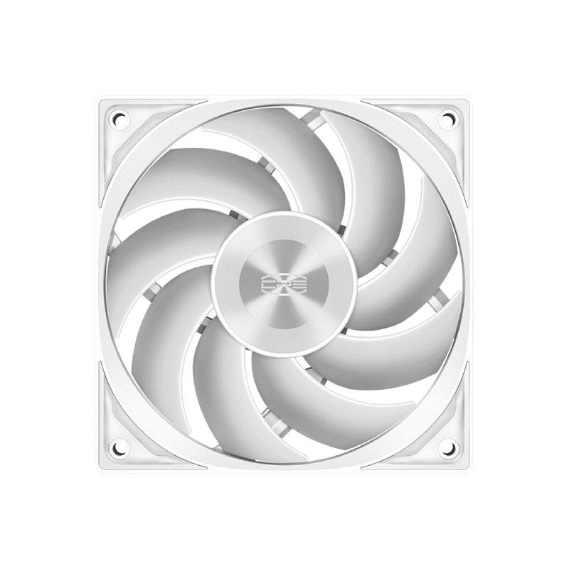 Кулер для ПК/ PCCooler F5R120 WH 3IN1 (120x120x25mm, 4-pin PWM, 46CFM, 26.88dBA, 1800RPM, White, 3pcs)