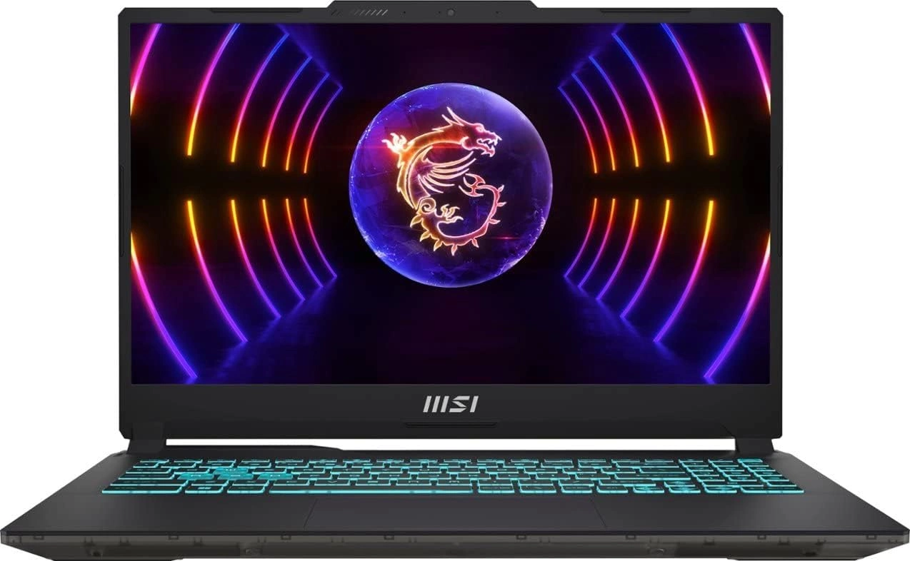 Ноутбук MSI Cyborg 15 A13VF-1223XRU Core i5 13420H 16Gb 512Gb SSD RTX 4060 8Gb 15.6" IPS FHD (1920x1080) DOS black WiFi BT (9S7-15K111-1223)