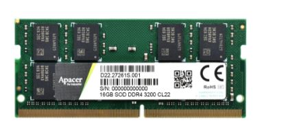 Apacer DDR4 4GB 2666MHz SO-DIMM (PC4-21300) CL19 1.2V (Retail) 512x8 3 years (AS04GGB26CQTBGH/ ES.04G2V.KNH)