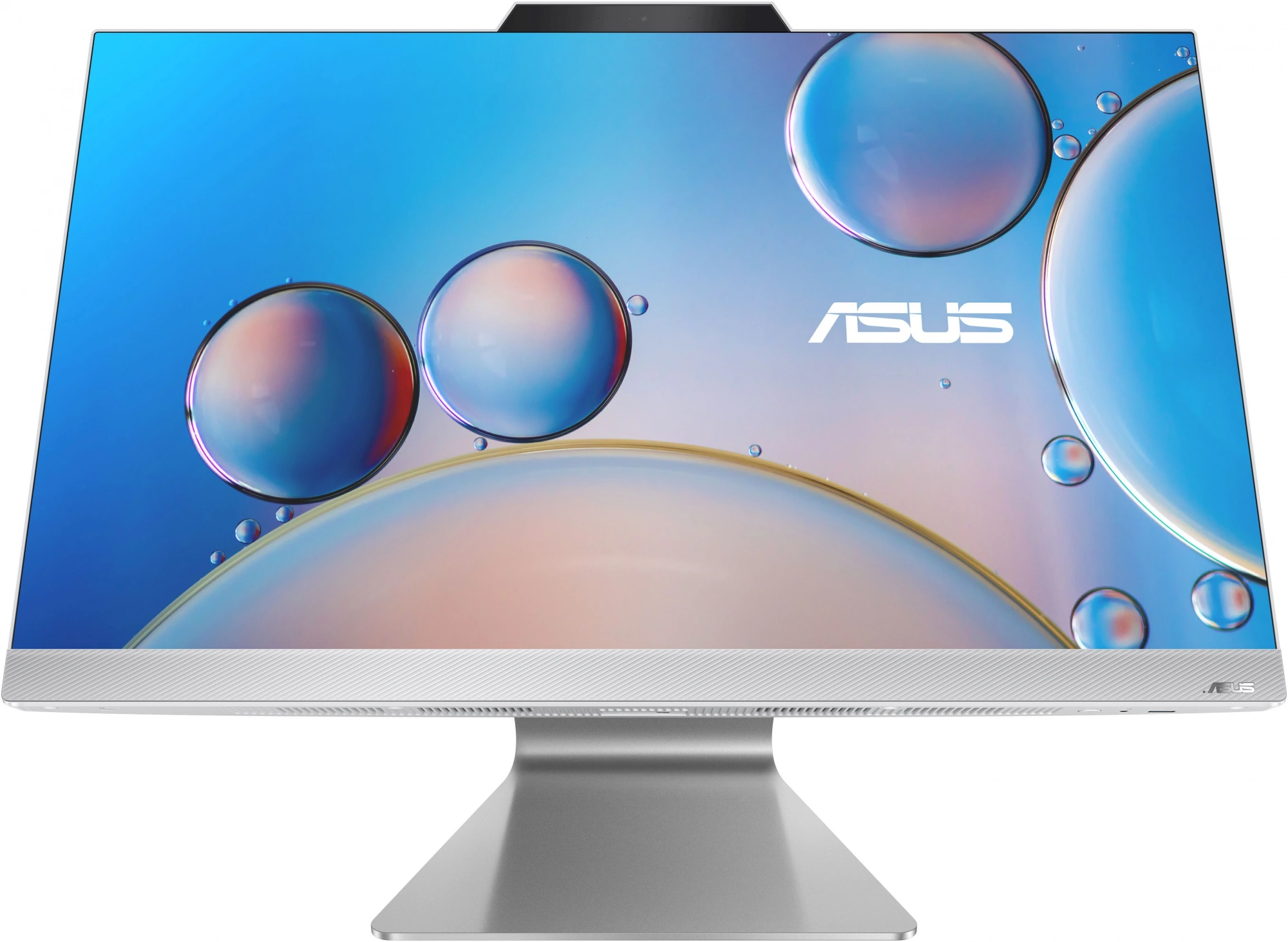 Моноблок Asus F3702WFA-WPE0030 27" Full HD Ryzen 3 7320U (2.4) 8Gb SSD512Gb RGr CR noOS GbitEth WiFi BT 90W клавиатура мышь Cam белый 1920x1080 (90PT03M1-M00D10)