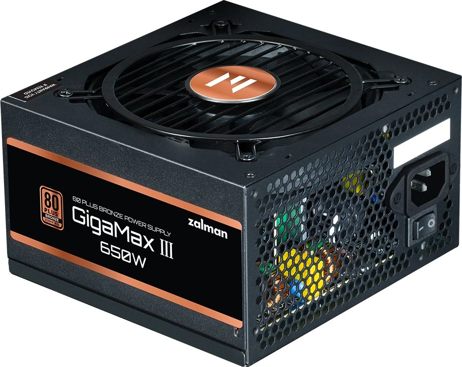 Zalman ZM650-GV3, 650W, ATX12V v3.0, Gen 5.0, APFC, 12cm Fan, 80+ Bronze, Retail