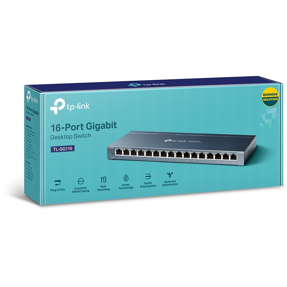 Картинка Коммутатор TP-Link TL-SG116 (TL-SG116) 