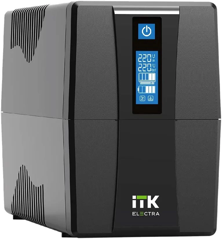 Источник бесперебойного питания ITK Electra EET-0600VA-1-001-S 360Вт 600ВА черный