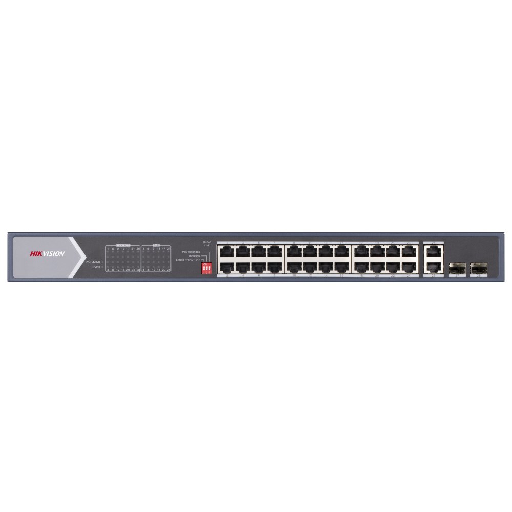 Картинка Коммутатор Hikvision DS-3E0528HP-E (DS-3E0528HP-E) 