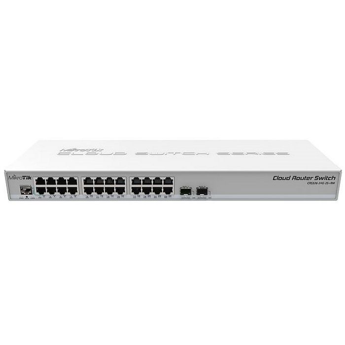 Картинка Коммутатор MikroTik Cloud Router Switch 326-24G-2S+IN (CRS326-24G-2S+IN) 