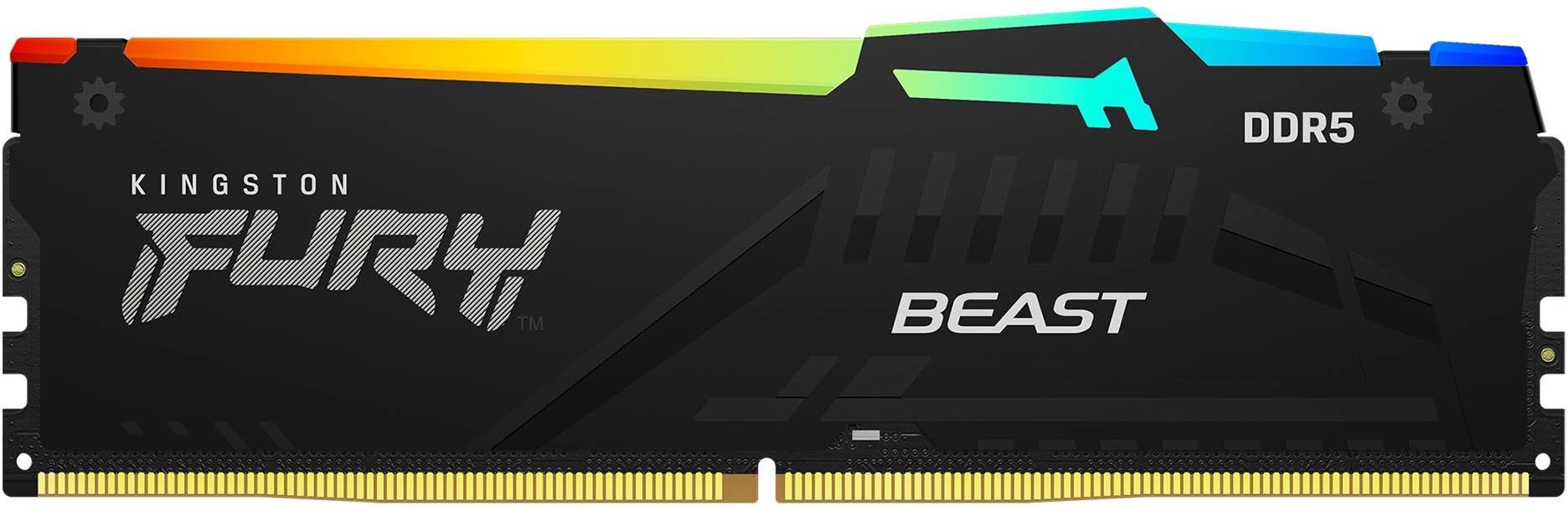 Модуль памяти Kingston 16GB DDR5 5600 DIMM FURY Beast Black RGB EXPO Non-ECC Unbuffered, 1RX8 36-38-38 1.25V 288-pin 16Gbit (KF556C36BBEA-16)