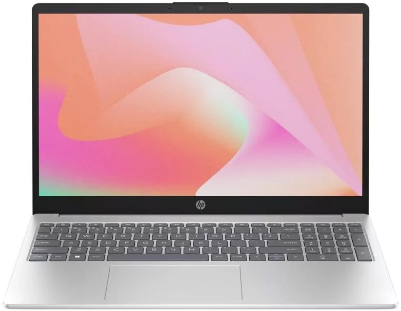 Ноутбук HP 15-fc0003nia Ryzen 5 7520U 8Gb 512Gb SSD 610M 15.6" IPS FHD (1920x1080) DOS silver WiFi BT (7K2M6EA)