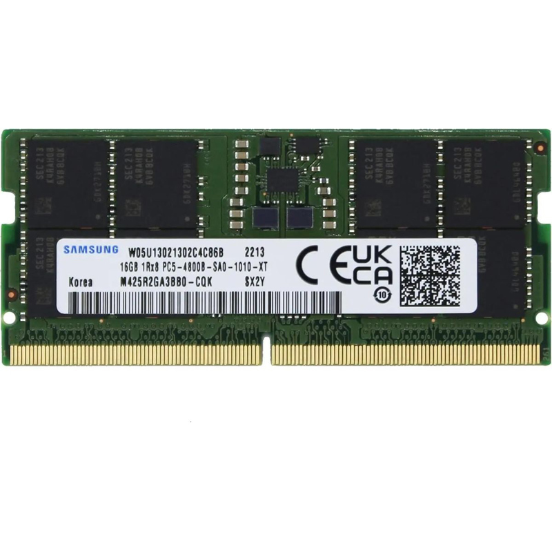 Память оперативная/ Samsung DDR5 32GB SODIMM 5600MHz 2Rx8, 1.1V (M425R4GA3BB0-CWM0L)