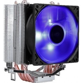 Cooler Aerocool Verkho 4 Lite 125W/ Intel 115*/ AMD/ PWM / Blue LED/ Clip