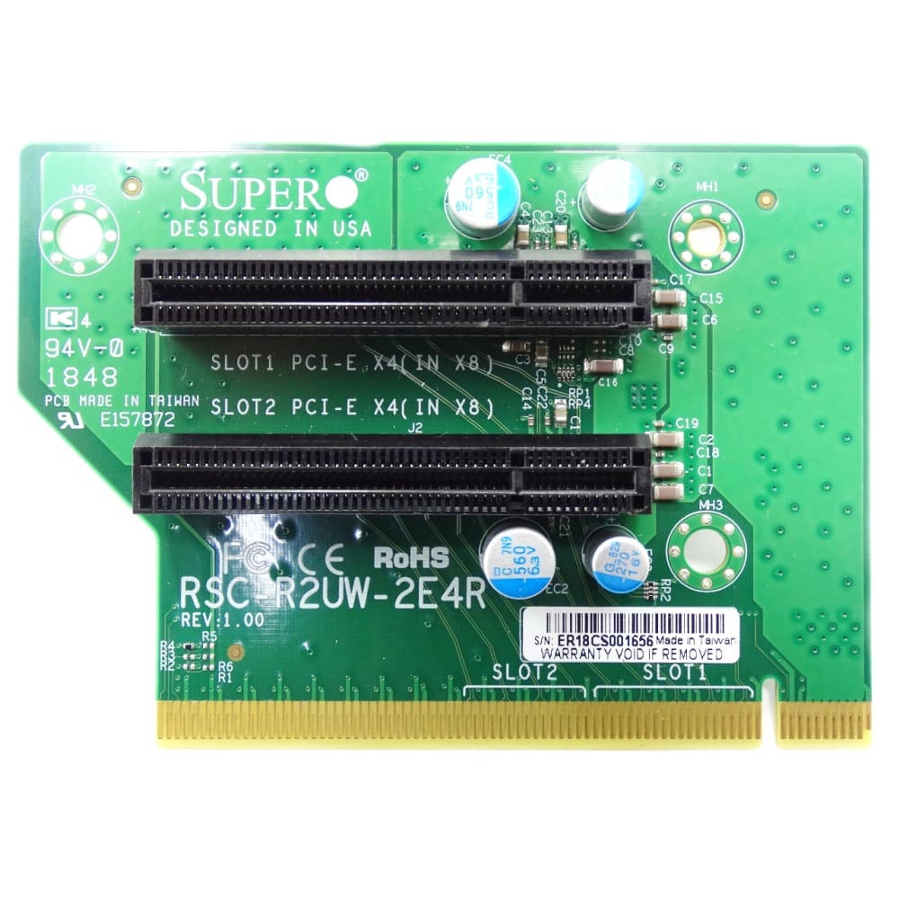 Картинка Адаптер SuperMicro 2x PCI-E x8 (RSC-R2UW-2E8R) 