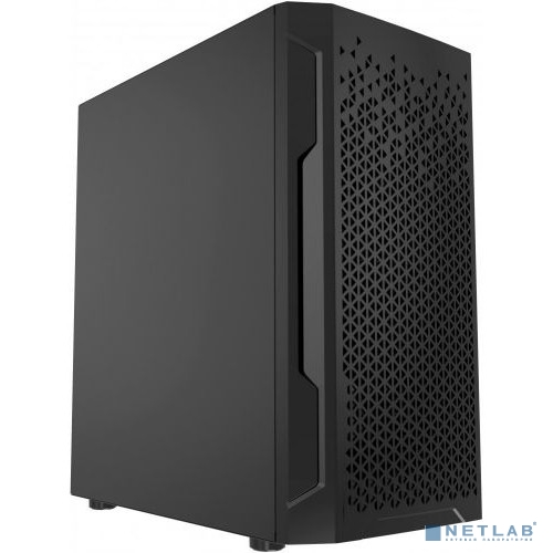 Powercase Корпус Mistral Micro Z2B SI, Non Window, Mesh, 2x 120mm fan, чёрный, mATX (CMIMZB-F2SI)