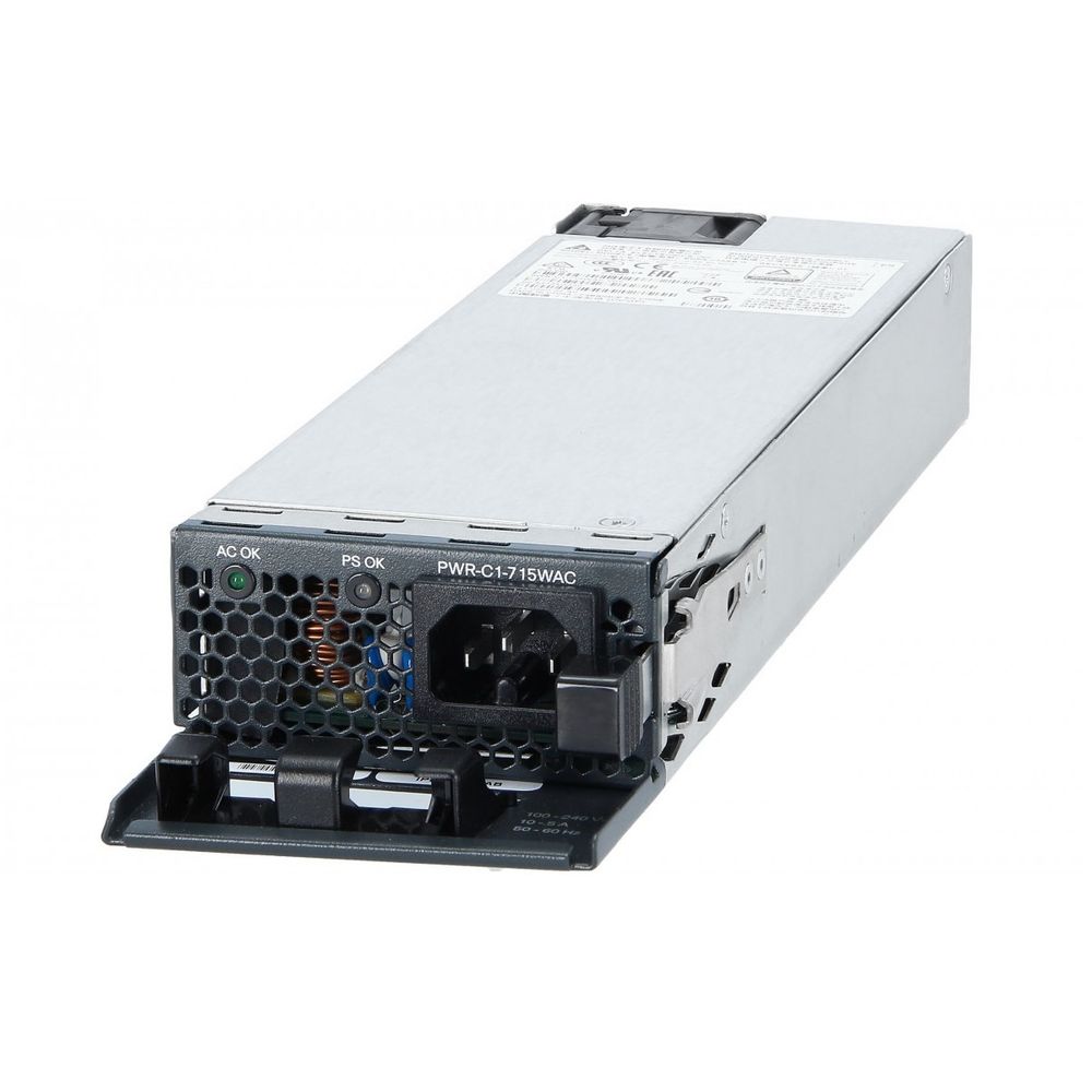 Блок питания для сетевого устройства CISCO 715W AC 80+ Platinum Config 1 Power Supply, PWR-C1-715WAC-P/ 2 (PWR-C1-715WAC-P/2)