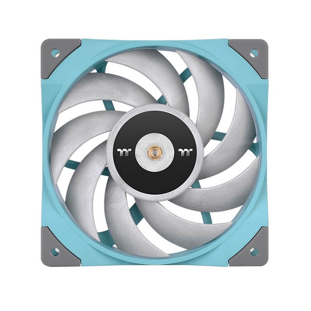 Вентилятор Thermaltake TOUGHFAN 12 Turquoise 120×120×25mm (22.3 dB-A, 500~2000 RPM, 4 PIN (PWM)) (CL-F117-PL12TQ-A) RTL