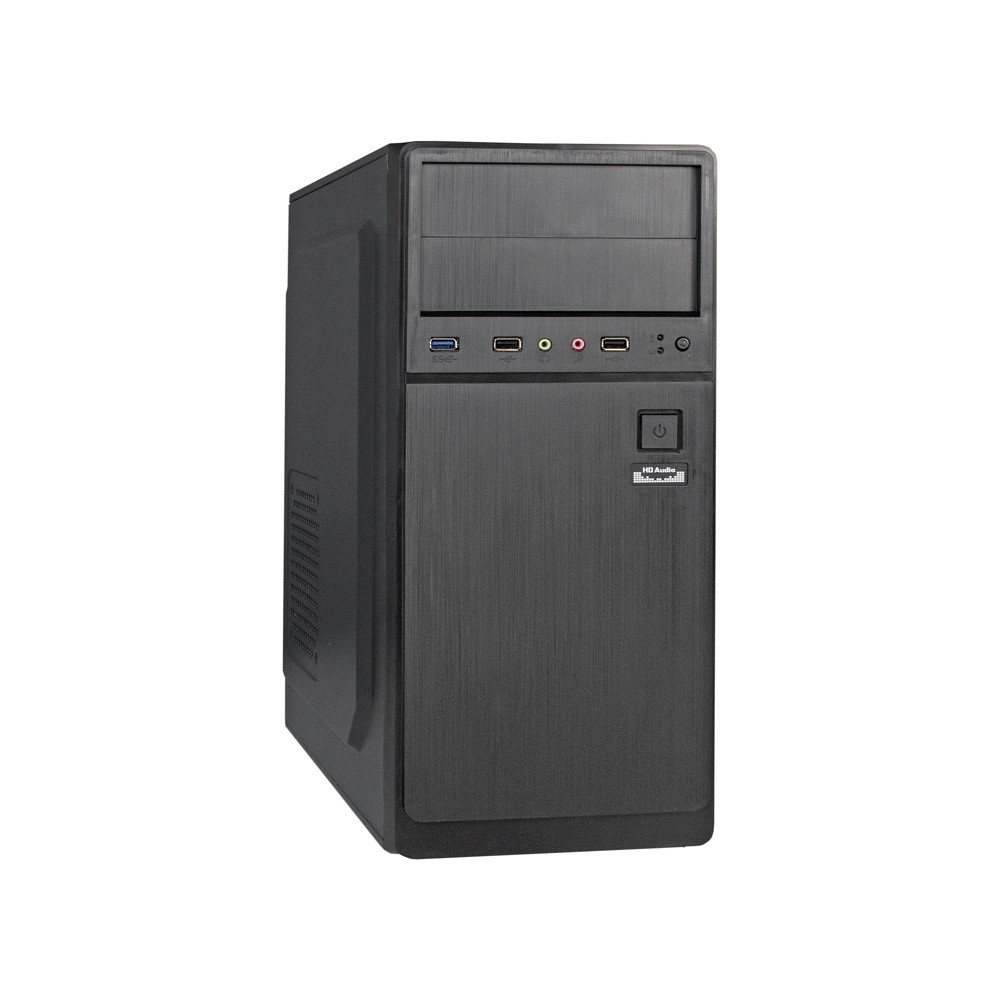 Exegate EX283739RUS Корпус Miditower XP-402U Black, ATX, , 2*USB+1*USB3.0, Audio