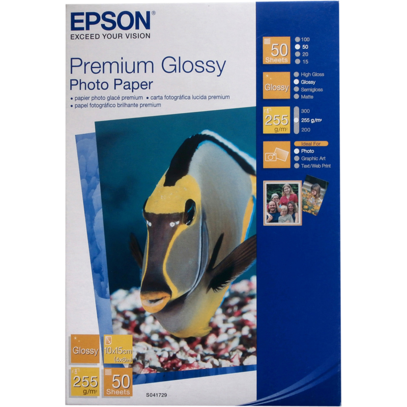 Бумага/ Epson PremiumGlossyPhotoPaper100x150 (C13S041729)