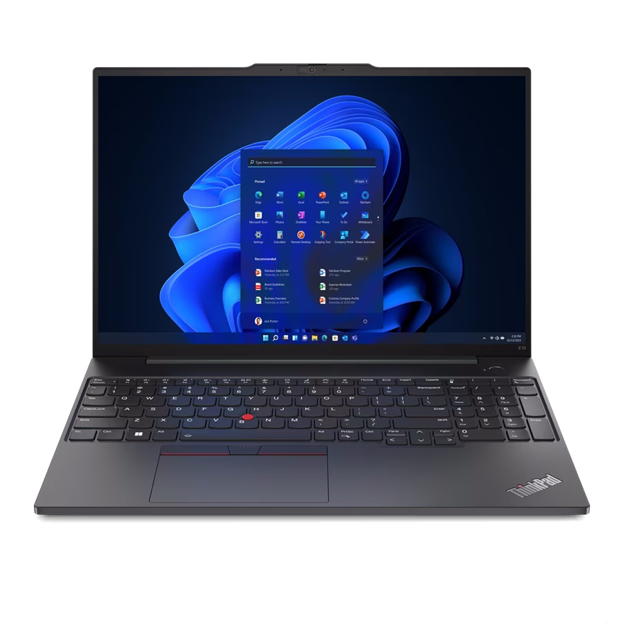 Ноутбук/ Lenovo ThinkPad E16 G1, 16" (1920x1200) IPS, Ryzen 5 7530U, 16GB DDR4,512GB SSD, AMD Radeon, HD RGB Cam, RTL8852BE,FPR,3 Cell 47Whr, BKLT KB ENG, No OS, 1Y ( EN_kbd , 3pin cable (21JTS0A200)