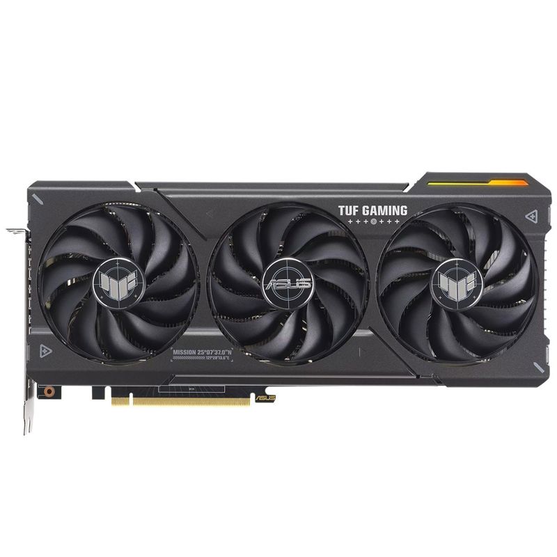 Видеокарта/ VGA ASUS NVIDIA GeForce TUF-RTX4070S-12G-GAMING 12GB, GDDR6X/192-bit, PCIe 4.0, 1xHDMI 2.1a, 3xDP, 3.2-slot 90YV0K81-M0NA00