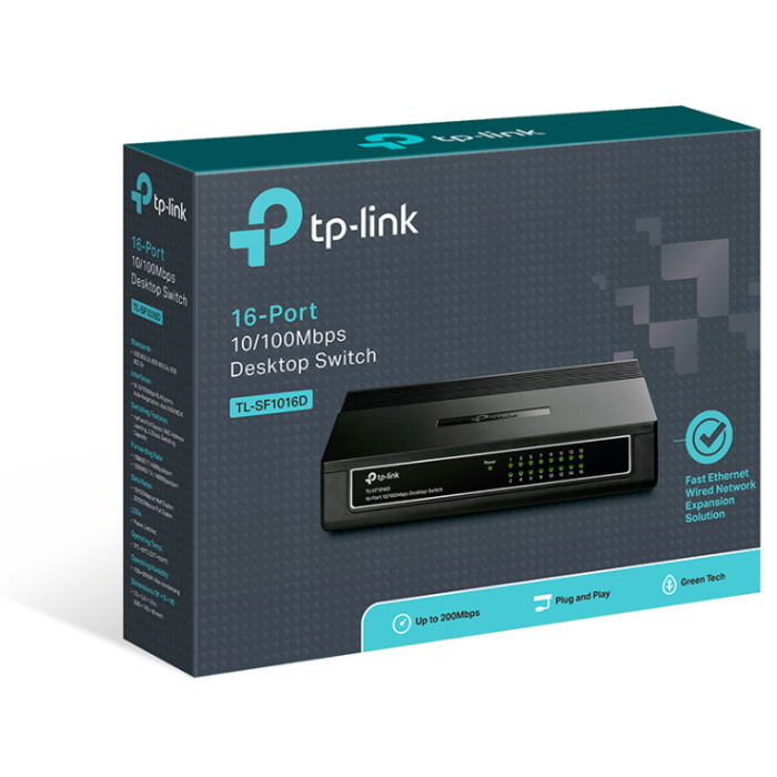 Картинка Коммутатор TP-LINK (TL-SF1016D) 