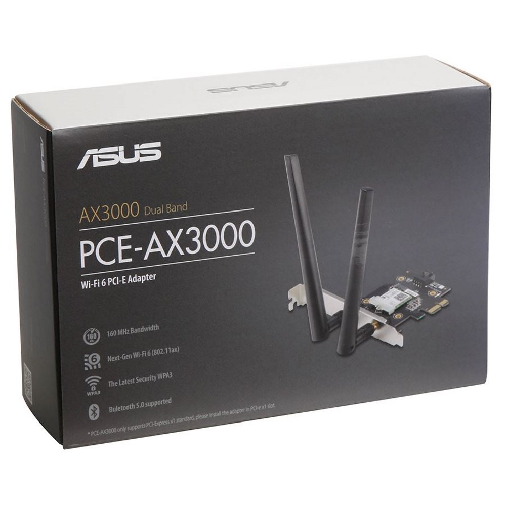 Картинка Wi-Fi BT адаптер Asus PCE-AX3000 (90IG0610-MO0R10) 