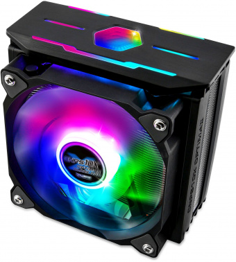 ZALMAN CNPS10X OPTIMA II BLACK RGB, 120mm RGB FAN, 4 HEAT PIPES, 4-PIN PWM, 1500 RPM, 27DBA, HYDRAULIC BEARING, FULL SOCKET SUPPORT