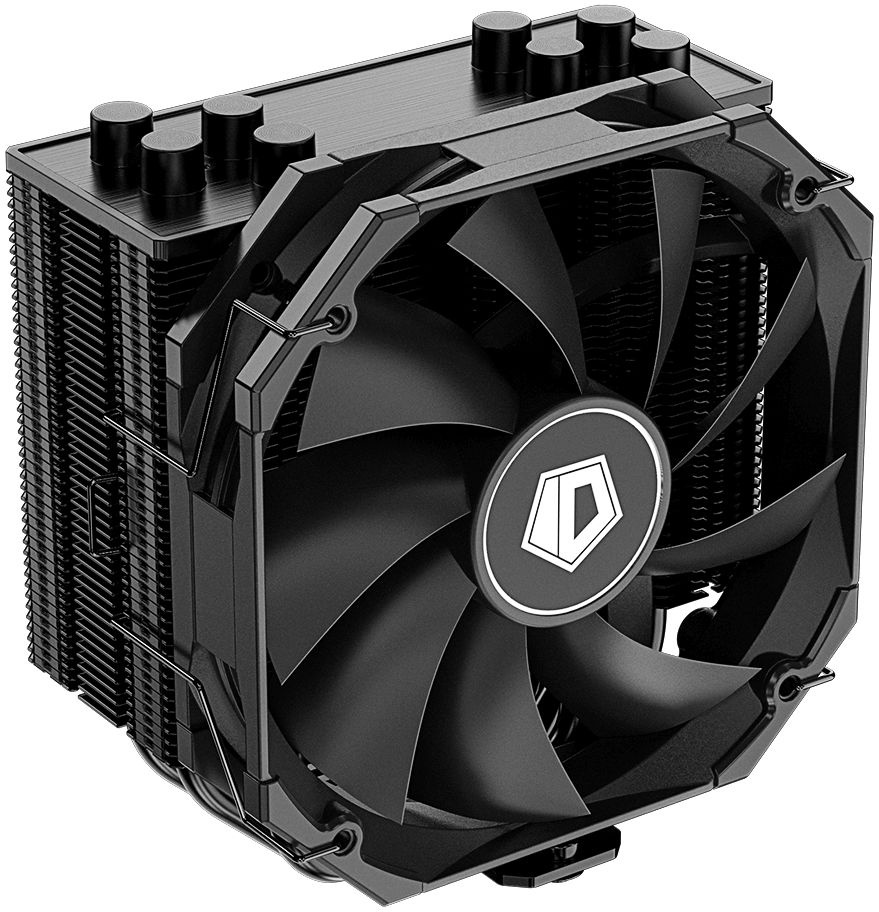 Устройство охлаждения(кулер) ID-Cooling SE-224-XTS MINI BLACK Soc-AM5/ AM4/ 1151/ 1200/ 1700 4-pin 16-32dB Al+Cu 180W 690gr Ret