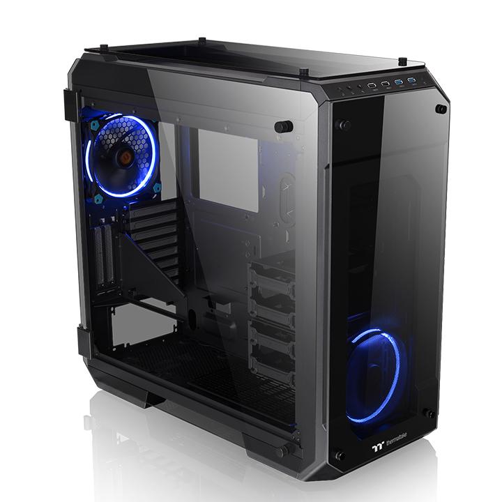 Корпус Thermaltake View 71 TG черный без БП ATX 9x120mm 4x140mm 2xUSB2.0 2xUSB3.0 audio bott PSU (CA-1I7-00F1WN-00)