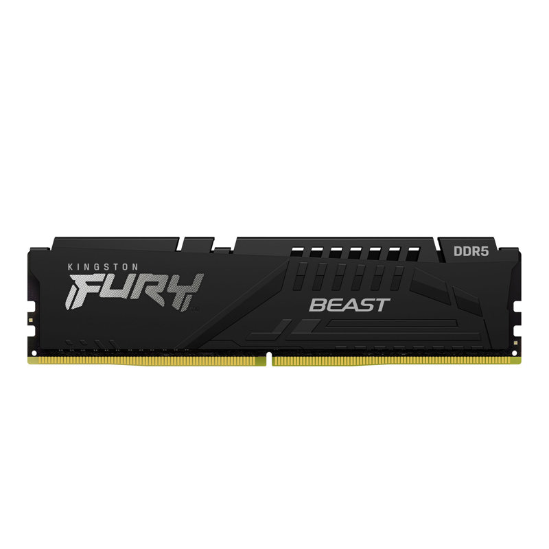 Память оперативная/ Kingston 16GB 5200MT/s DDR5 CL36 DIMM FURY Beast Black EXPO (KF552C36BBE-16)