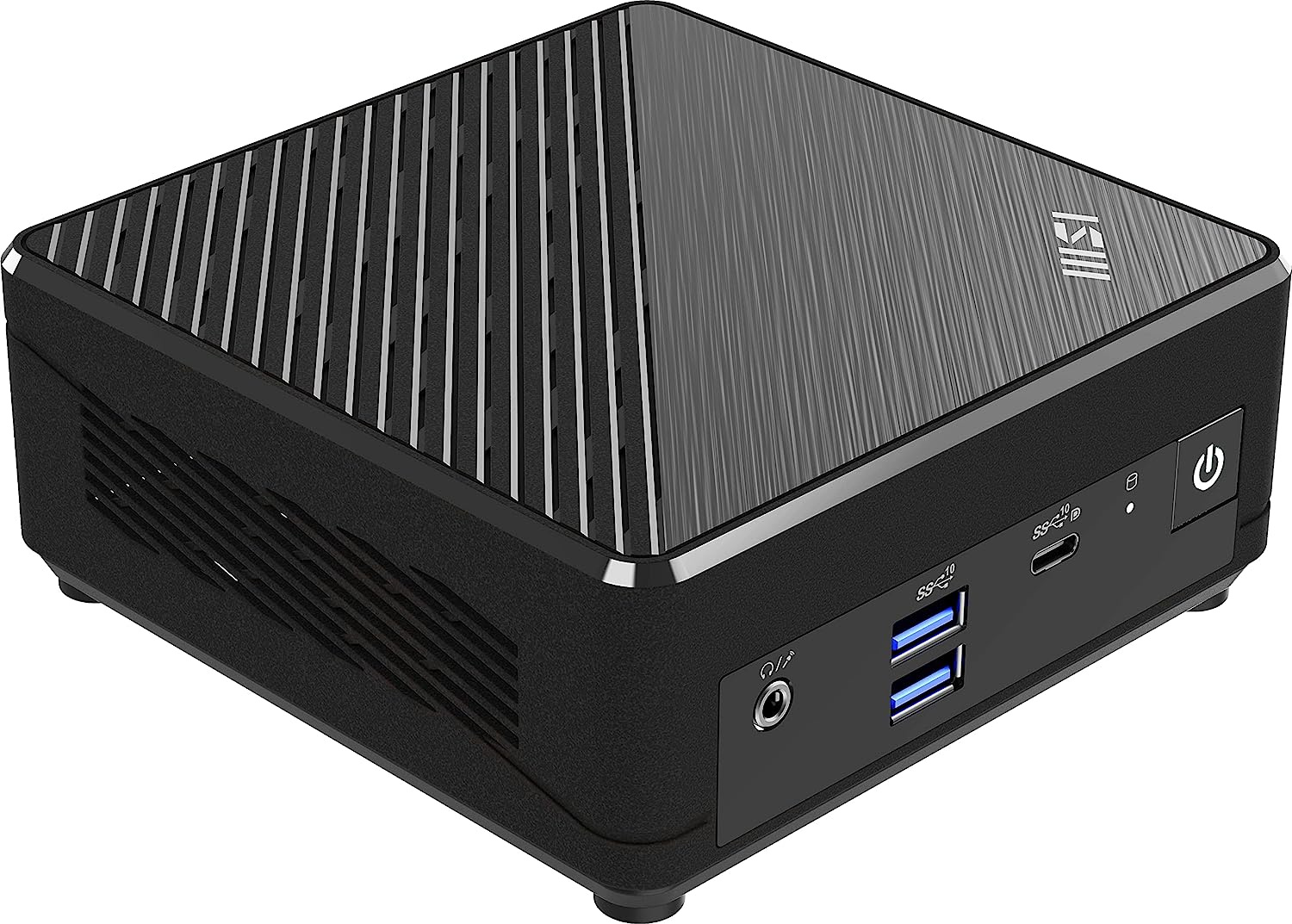 Неттоп MSI Cubi N ADL-018RU N200 (1) 4Gb SSD128Gb UHDG Windows 11 Professional 2xGbitEth WiFi BT 65W черный (9S6-B0A911-070)