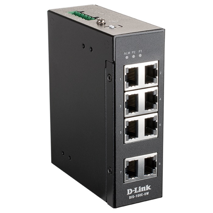 Картинка Коммутатор D-Link DIS-100E-8W/A1A (DIS-100E-8W/A1A) 